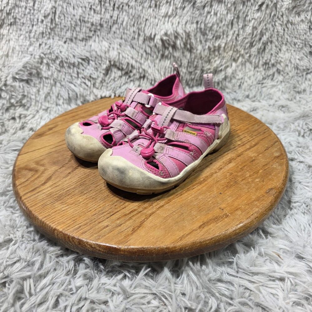 Keen Seacamp II Kids Size 1 Very Berry Dawn Pink Strap On 1022979